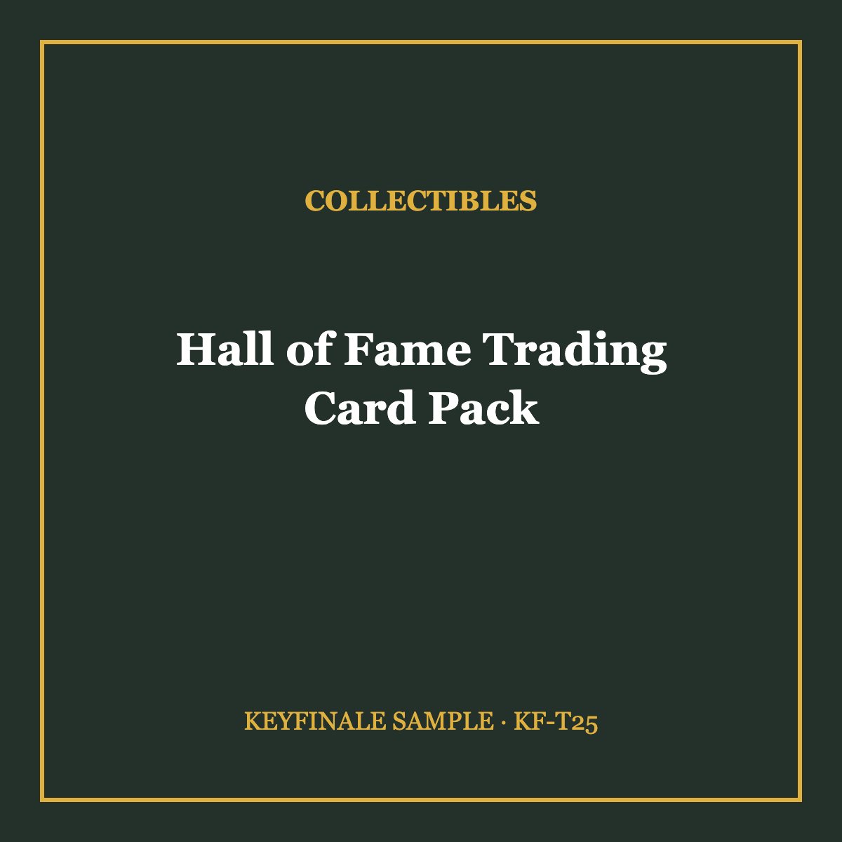 Hall of Fame Trading Card Pack
