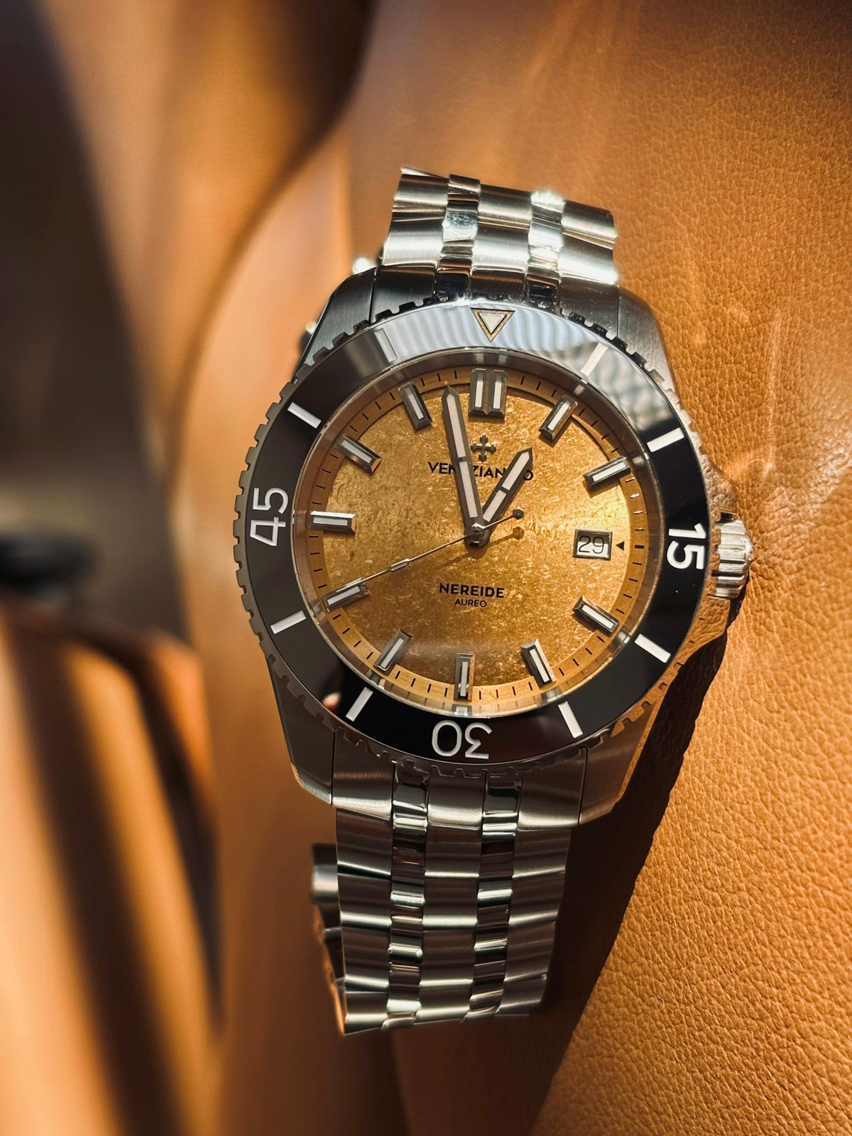 Gold Tide Automatic Dive Watch