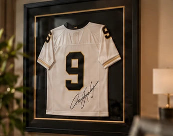 Framed signed jersey