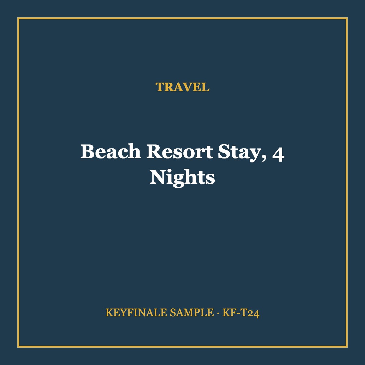TEST Beach Resort Stay, 4 Nights