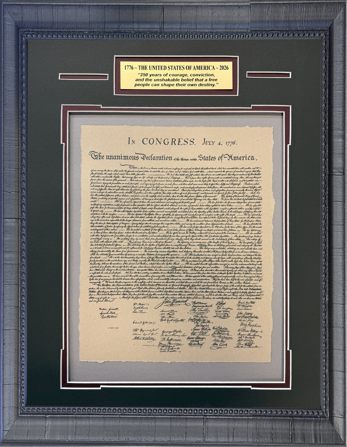 The Declaration of Independence