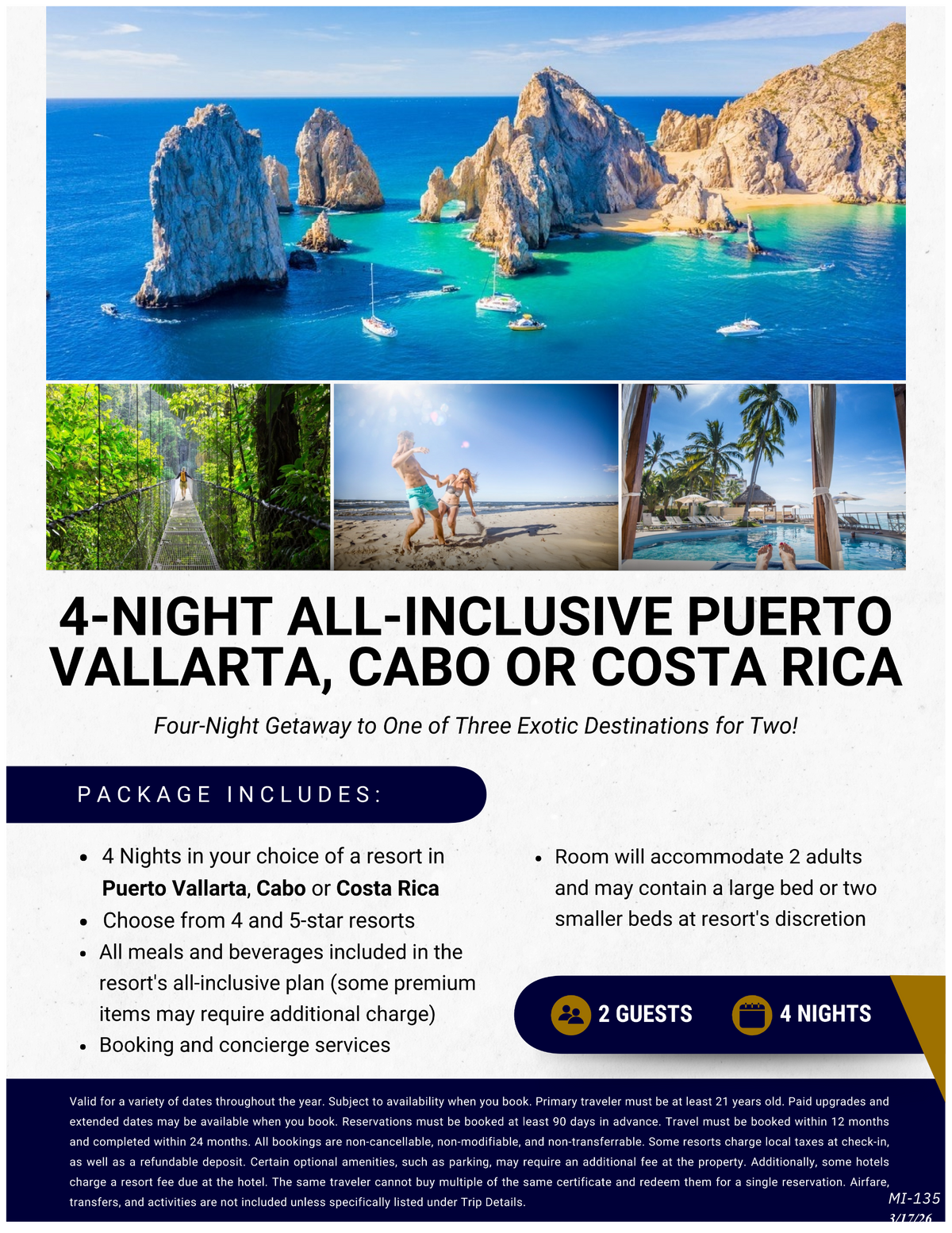 4 NIGHT MEXICO ALL INCLUSIVE