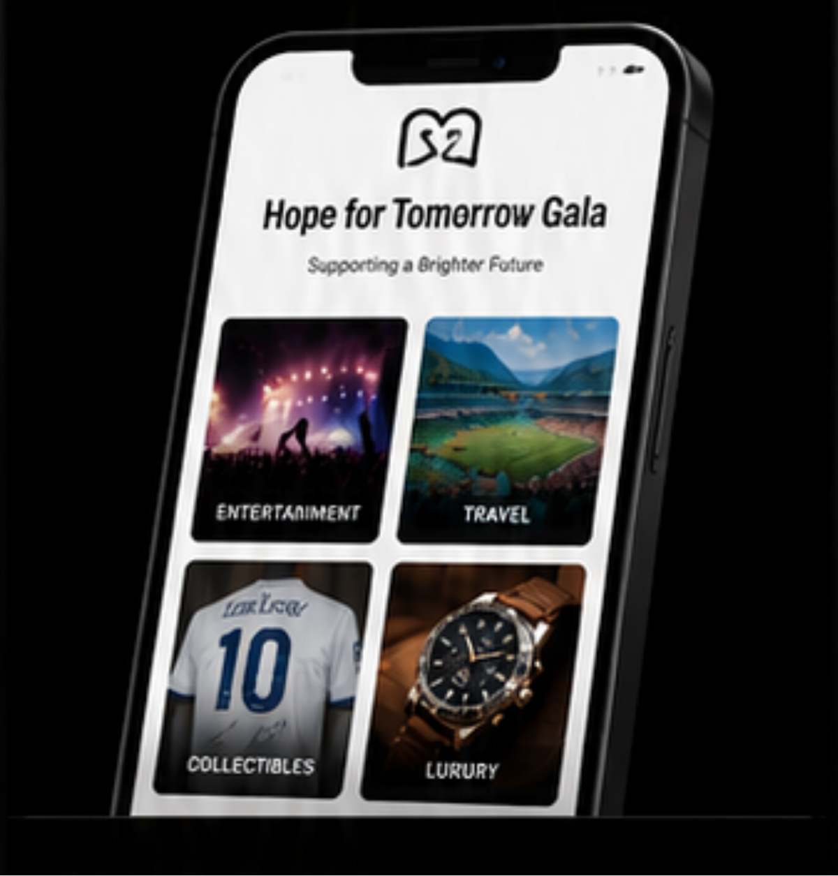 Customized fundraising event page