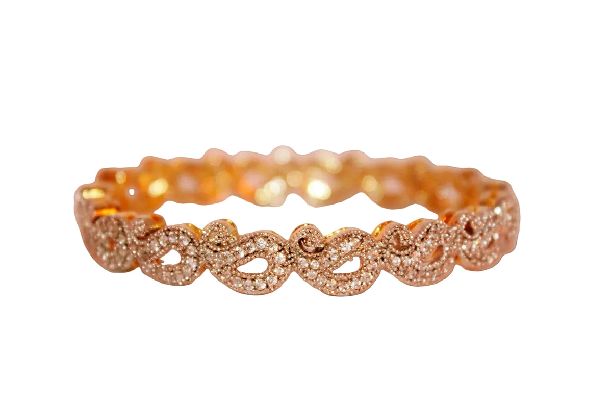 Rose Gold Infinity Bracelet